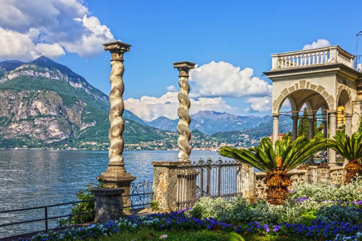 Charmign village of Varenna at Lake Como
