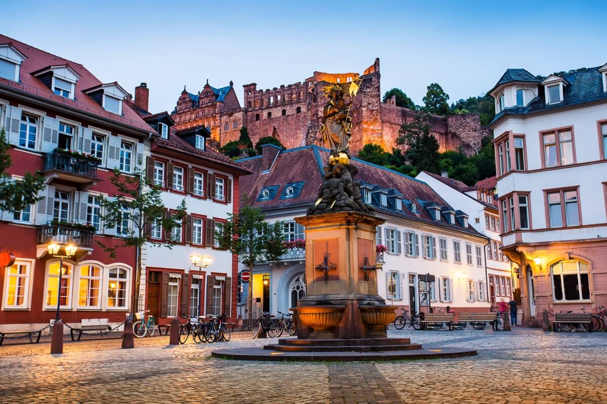 Beautiful town of Heidelberg