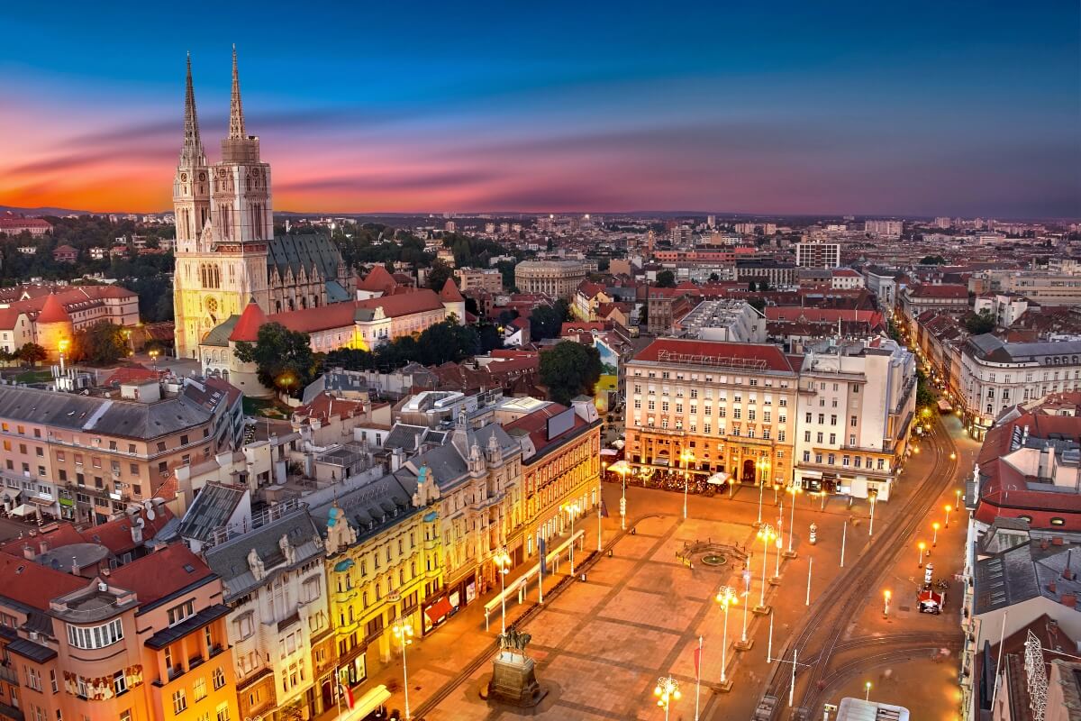 Beautiful town of Zagreb on your croatian adventure