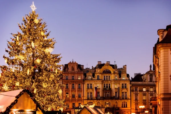 Prague Christmas market, as one of the best Christmas destinations in Europe.
