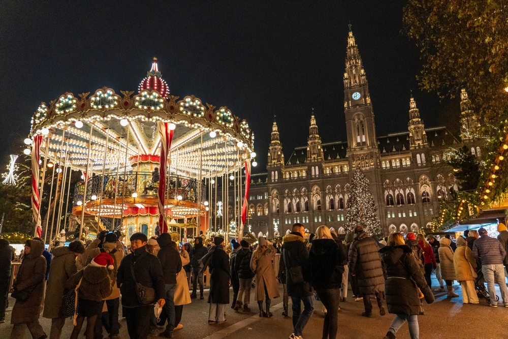 Vienna during Christmas, one of the best Christmas destinations in Europe.